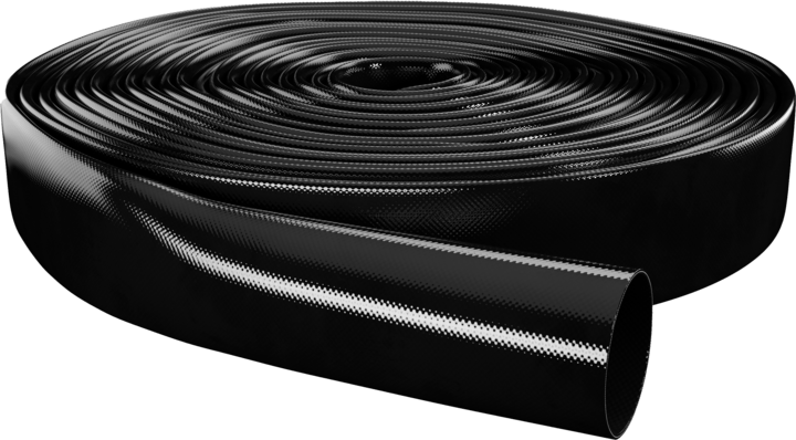 Eschbach HILCODUR AGRI PU, high-performance hose, polyurethane, agriculture, drag hose systems, irrigation, TPU inner and outer layers, 100% tear-resistant polyester fabric, extruded hose, durable, highly flexible, resilient, for demanding agricultural applications, robust quality