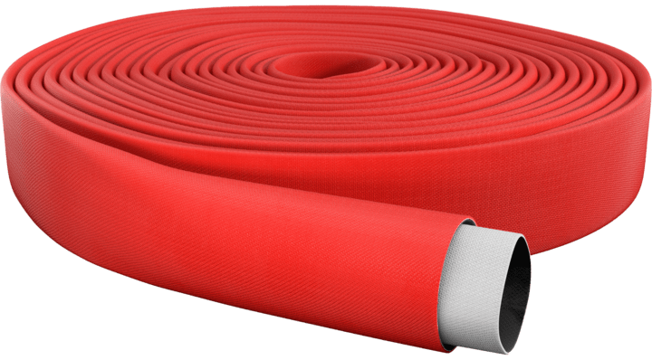 Eschbach DOUBLE JACKET &ndash; high-pressure hose, industry, fire service, supply hose for snow cannons, 100% polyester yarn, EPDM inner rubber lining